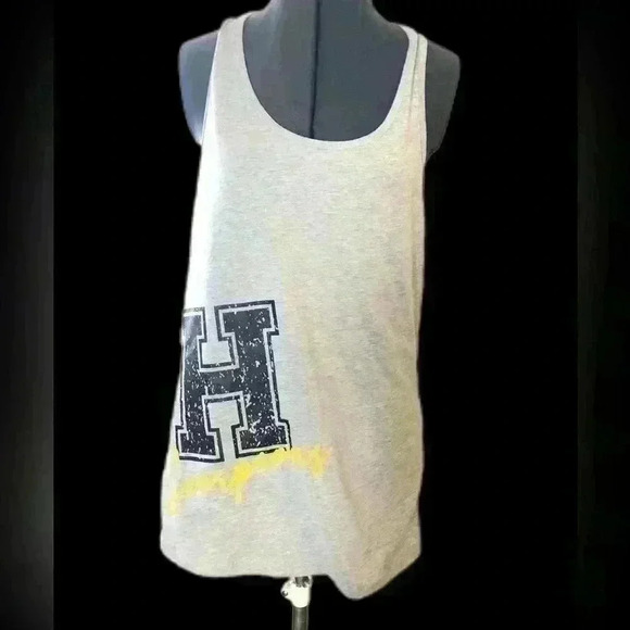 High School Muscle Flared Gym Top Best fits Women Medium - Picture 1 of 7